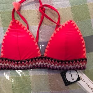 Hula Honey Push Up Swim Top Size S